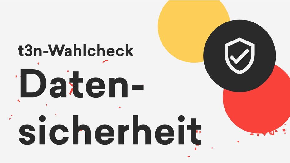 t3n-Wahlcheck: Die Pläne der Parteien zu Datensicherheit und Datenschutz t3n-Wahlcheck: Die Pläne der Parteien zu Datensicherheit und Datenschutz