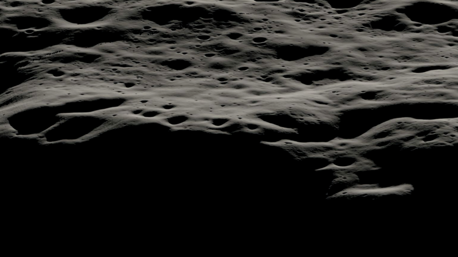 In dieser bergigen Landschaft, westlich des Mondkraters Nobile, soll Viper landen. (Bild: Nasa) Mond-Mission: Nasa verrät Details zu Landeort für Viper-Rover