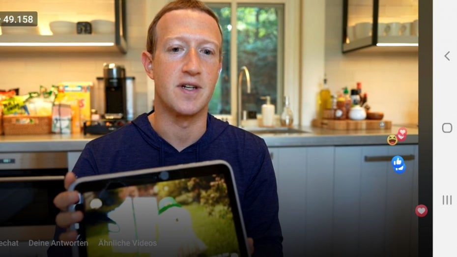 „Ja, wenn ich dir das hier hinhalte, kannst du natürlich die Daten abschreiben, du Scraper.“ Mark Zuckerberg hat's aktuell nicht leicht. (Screenshot: Facebook/t3n.de) 1,5 Milliarden Einträge: Persönliche Daten der Hälfte aller Facebook-Nutzenden im Darknet zu erwerben
