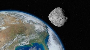 Dieser Asteroid schrammte letzte Woche knapp an der Erde vorbei