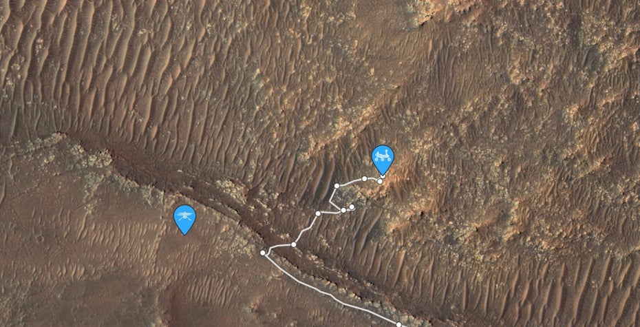 Mars Rover Position