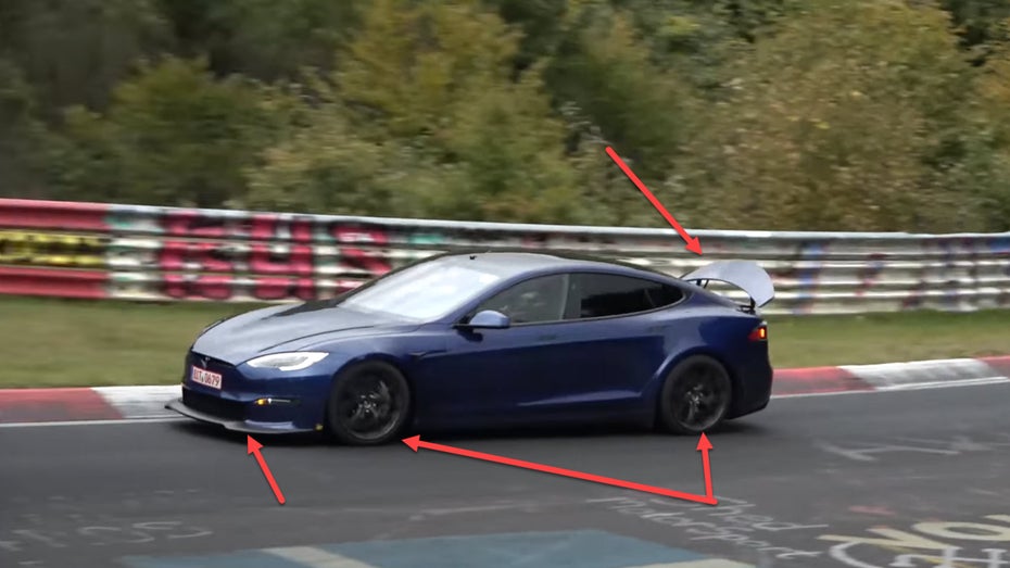 Tesla erneut auf Rekordjagd? Tesla Model S Plaid rast über den Nürburgring