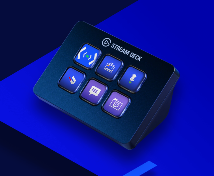 Ansicht des Elgato Stream Deck Mini