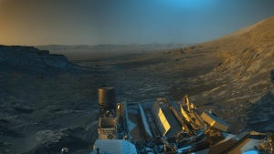 Nasa-Rover Curiosity schickt atemberaubende Panorama-„Postkarte“ vom Mars
