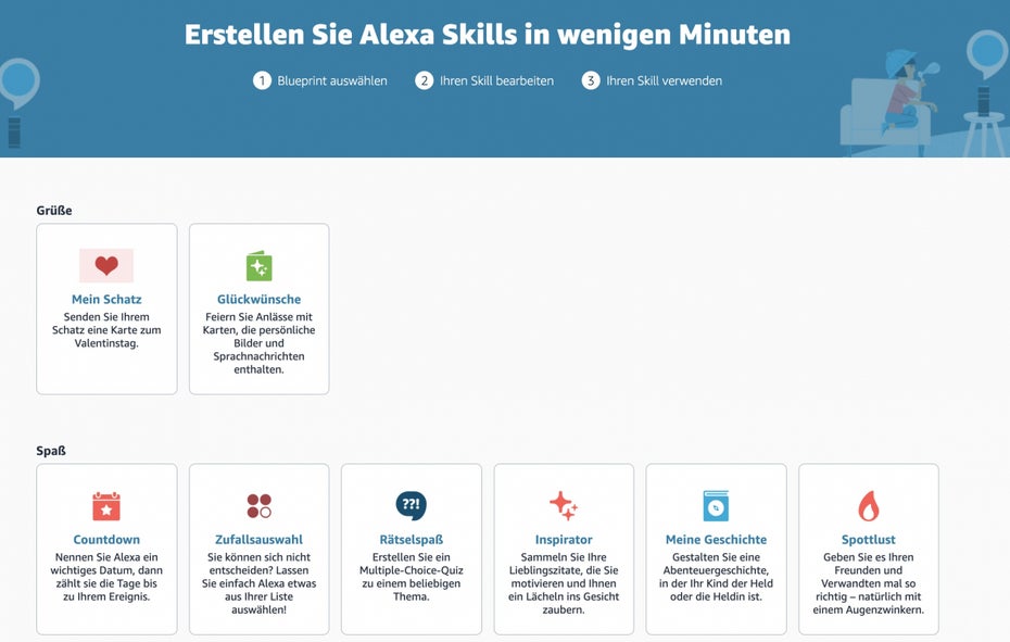 Alexa Skill Blueprints