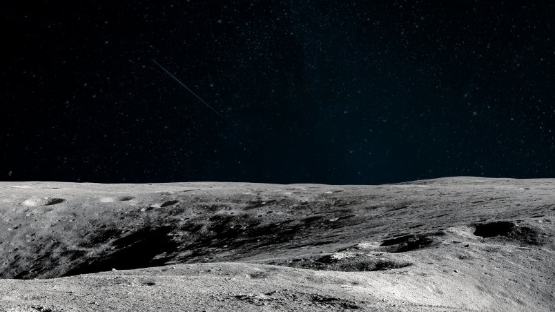 Wer hätte gedacht, dass sich auf dem Mond haufenweise Sauerstoff finden lässt? (Bild: Dima Zel / Shutterstock) Aufatmen: Auf dem Mond gibt es genug Sauerstoff für alle