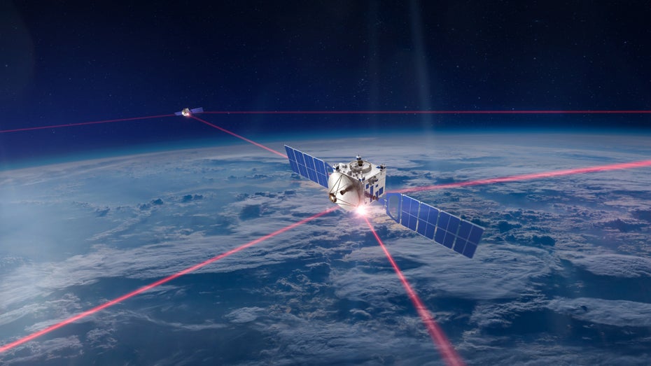 Mynaric vertreibt unter anderem Laserkommunikationssysteme für Satelliten. (Bild: Mynaric) Mynaric: Laserspezialist holt Peter Thiel und Cathie Wood ins Boot