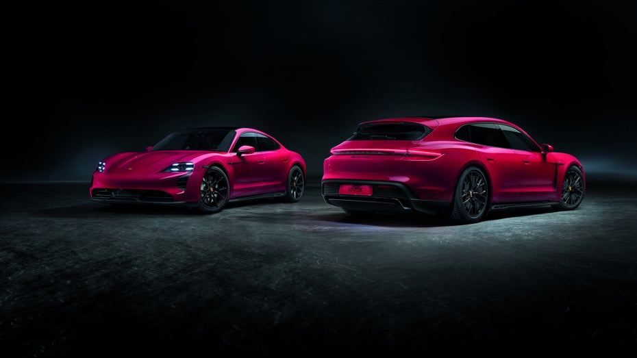 Porsche Taycan GTS und Sport Turismo sind die neusten Vertreter der erfolgreichen Sport-Stromer. (Bild: Porsche) Porsche präsentiert neuen Taycan GTS mit über 500 Kilometern Reichweite