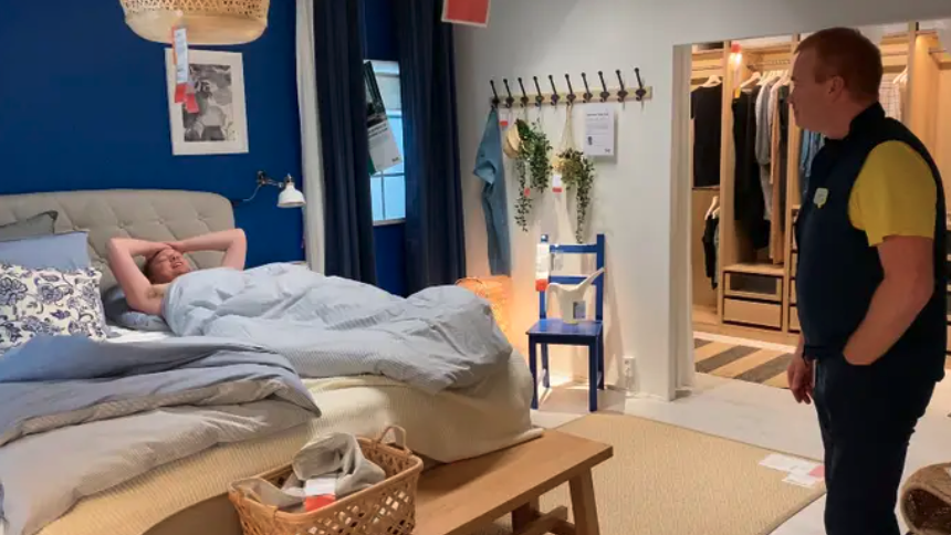 Übernachten bei Ikea – 31 Eingeschneite schlafen in dänischer Filiale