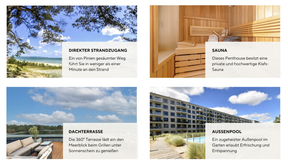 Penthouses auf Rügen