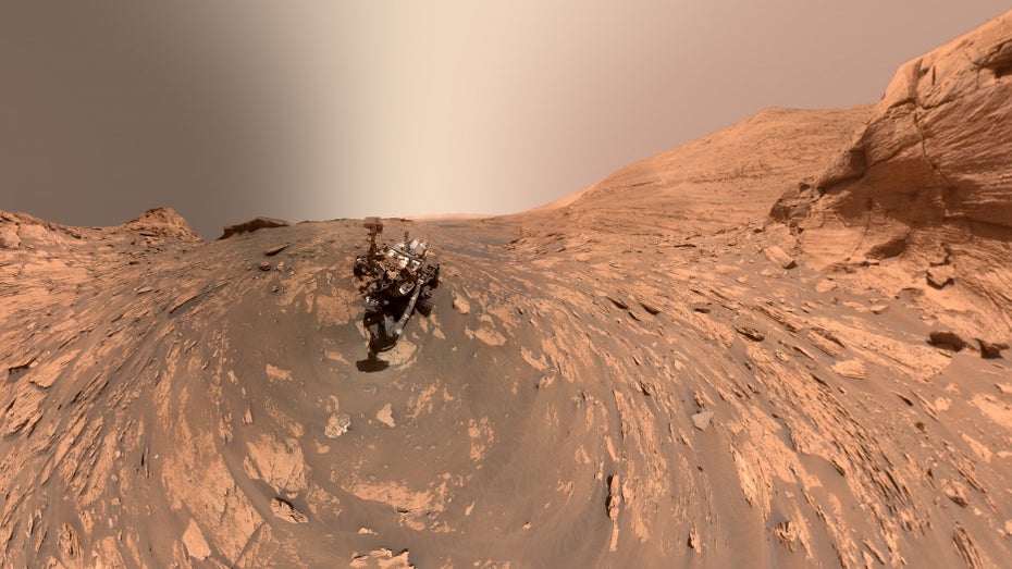 Grüße vom Mars: Nasa-Rover schickt beeindruckendes 360-Grad-Selfie
