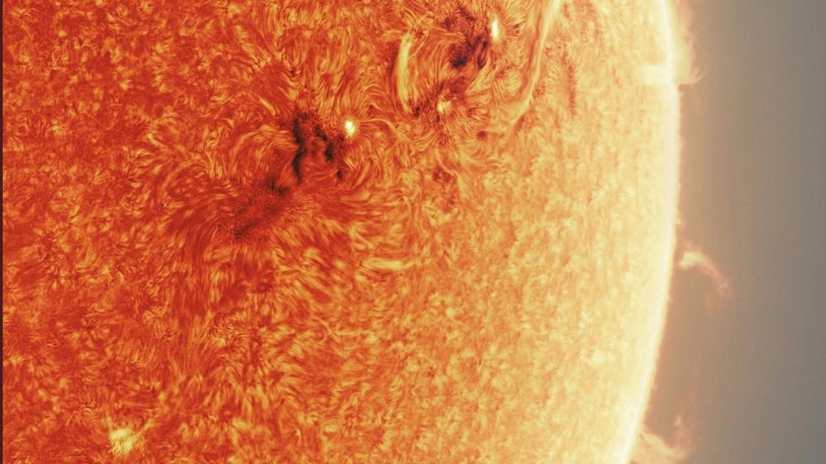 Dieses beeindruckende Mega-Foto zeigt die eruptive Kraft unserer Sonne im Detail