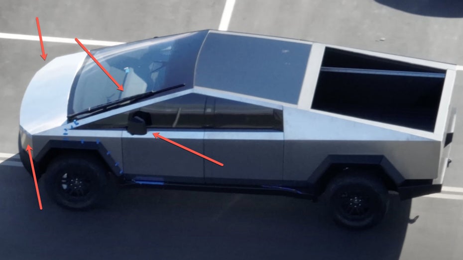 Tesla Cybertruck: Neues Video zeigt riesigen Scheibenwischer und mehr Tesla Cybertruck: Neues Video zeigt riesigen Scheibenwischer und mehr