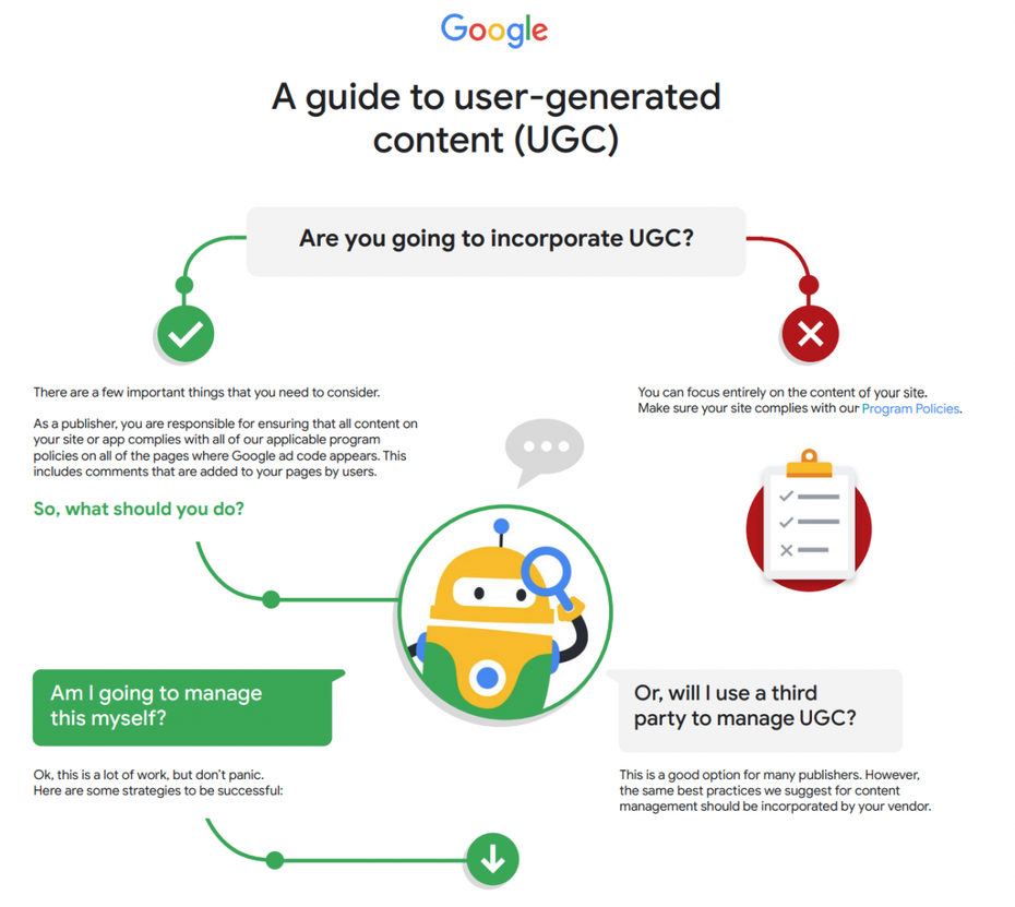 Ein Teil der Google-Infografik