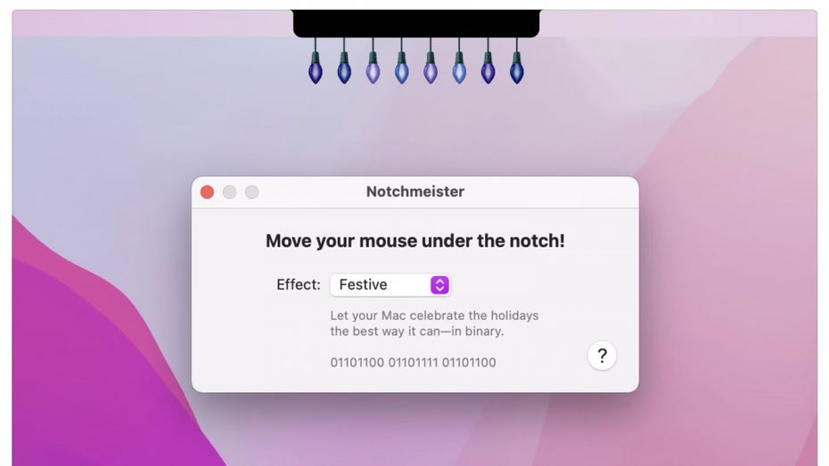 Macbook Pro: Diese App bietet Weihnachtsdeko für die Notch