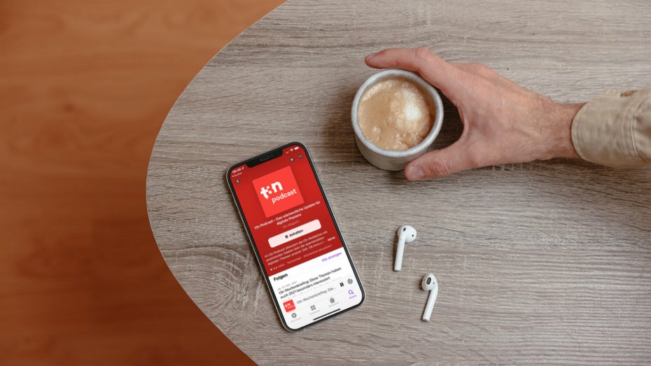 (Bild: Smartmockups / t3n) Podcast: Wie verkauft man ein Startup für eine Milliarde Dollar?