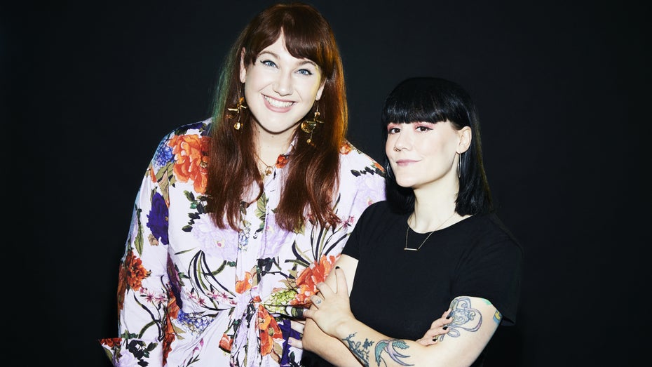 Gegen Sexismus in der Werbebranche: Ad Girls Club wächst weiter Links Isabel Gabor, rechts Lisa Eppel.
