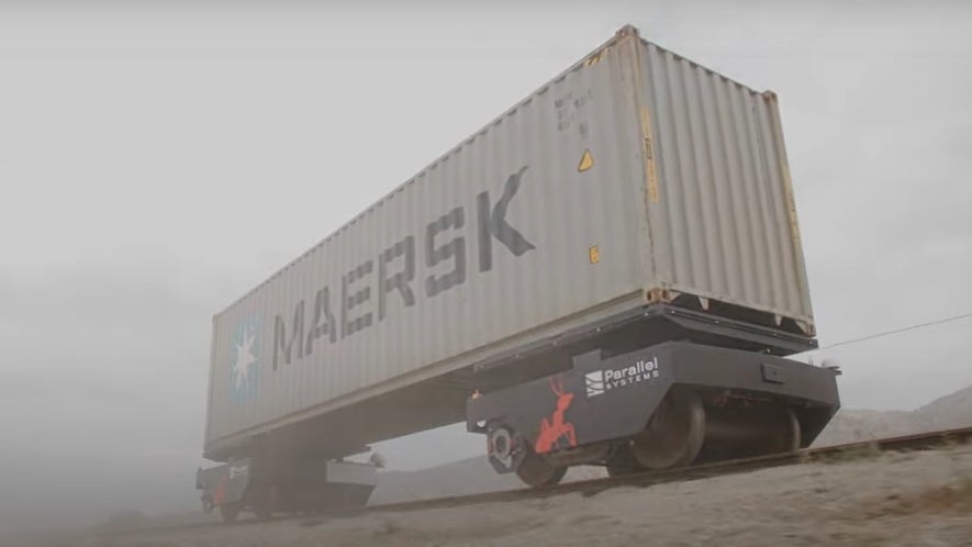 E-Güterzüge von Parallel Systems sollen Schiffscontainer transportieren. (Foto: Parallel Systems) Ex-SpaceX-Ingenieure entwickeln autonome E-Güterzüge mit Akkubetrieb