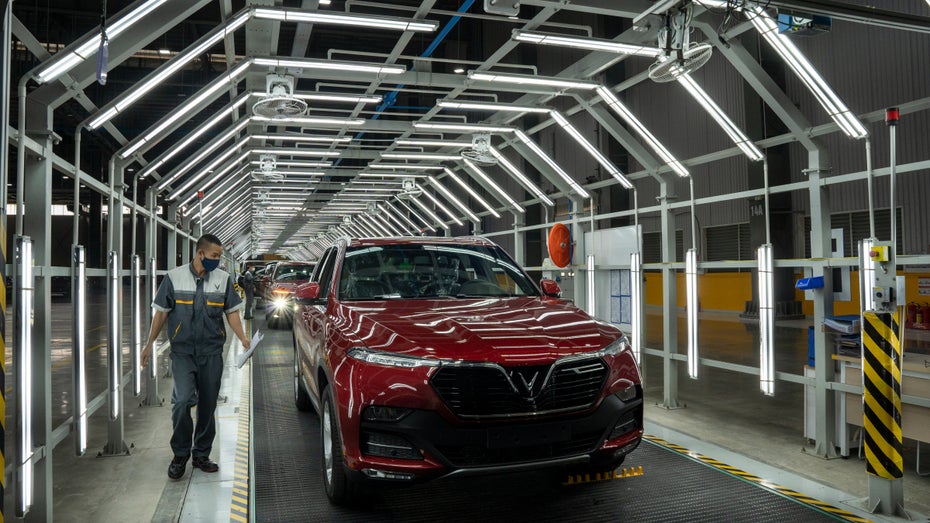Auch in Deutschland sollen die Vinfast-Modelle künftig vom Band laufen. (Foto: NamLong Nguyen / Shutterstock) Vinfast: E-Autobauer mit Deutschlandplänen stellt neue Modelle vor