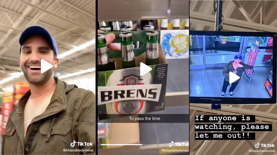 US-Amerikaner im Aldi eingeschlossen – sein Tiktok geht viral