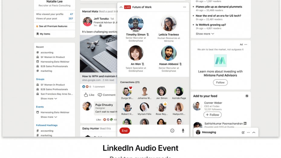 Von Clubhouse inspiriert: Linkedin bekommt interaktive Events