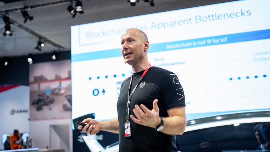 Ist überzeugt, dass das Iota-Netzwerk Blockchains überlegen ist: Holger Köther von der Iota Foundation (Foto: Iota Foundation). Holger Köther von Iota: Warum es eine Alternative zu Blockchains braucht