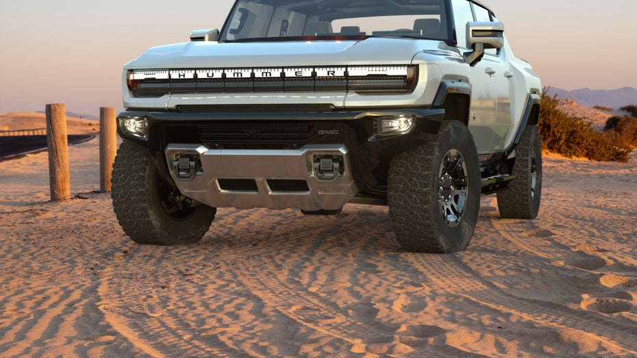 GMs vollelektrische Offroad-Bestie. (Foto: Mike Mareen / Shutterstock) Elektro-Hummer: Allein der Akku wiegt über eine Tonne