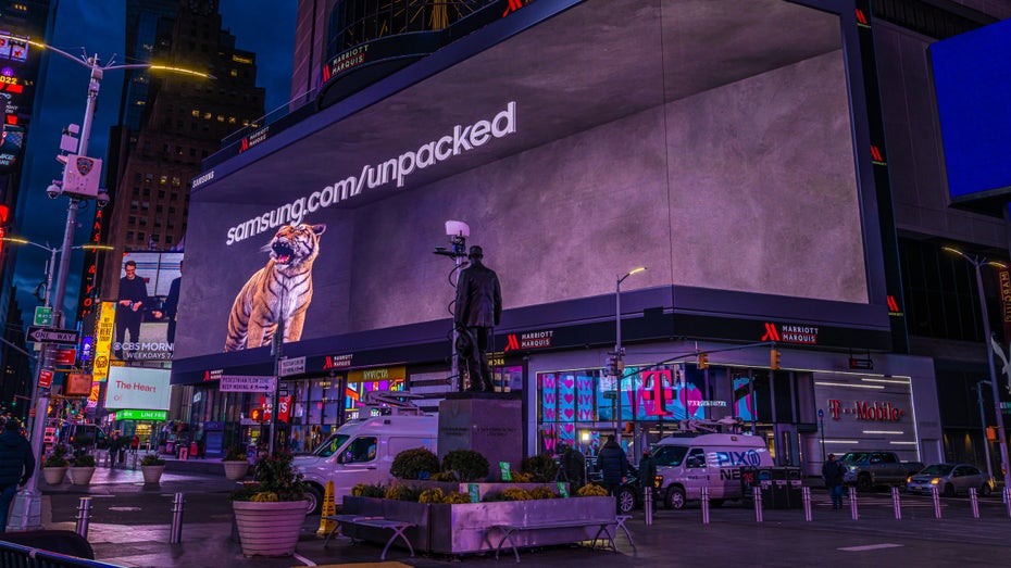 Samsungs Unpacked-Event 2022 in New York. (Bild: Samsung) „Unfold your world“: Samsung kündigt August-Event an
