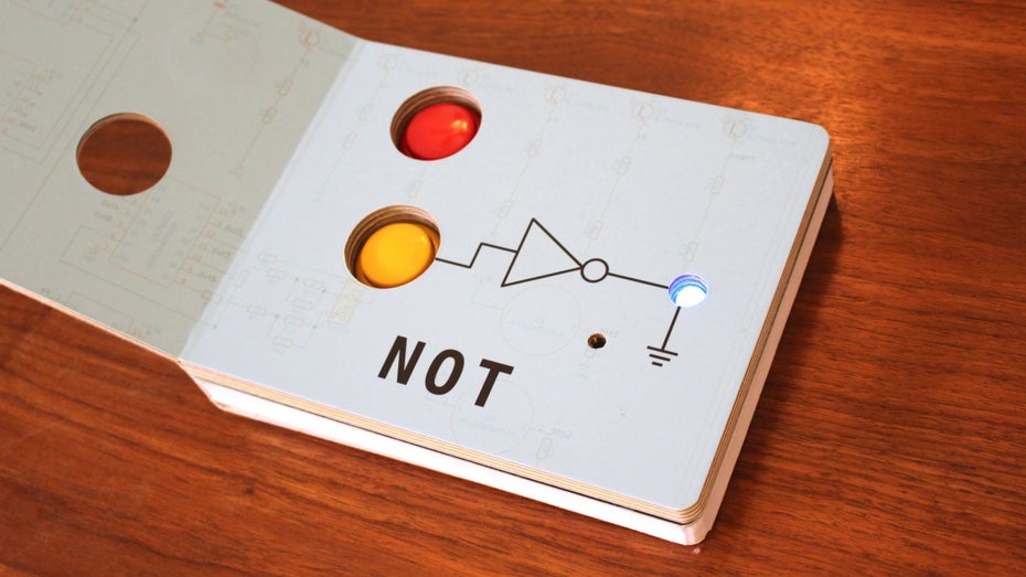 Dieses Buch erklärt die Grundzüge der Informatik – für Babys. (Foto: Chase Roberts) Dieses Buch soll schon Babys die Grundlagen der Informatik näherbringen