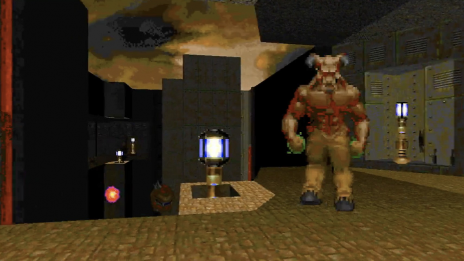 „Doom 2“ bekommt eine neues Level. (Screenshot: Twitter) Doom: Ihr könnt ein neues Level spielen und der Ukraine helfen