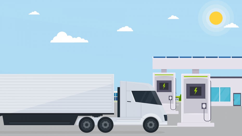 E-Lastwagen schon in wenigen Jahren günstiger als Diesel-Lkw E-Lastwagen schon in wenigen Jahren günstiger als Diesel-Lkw