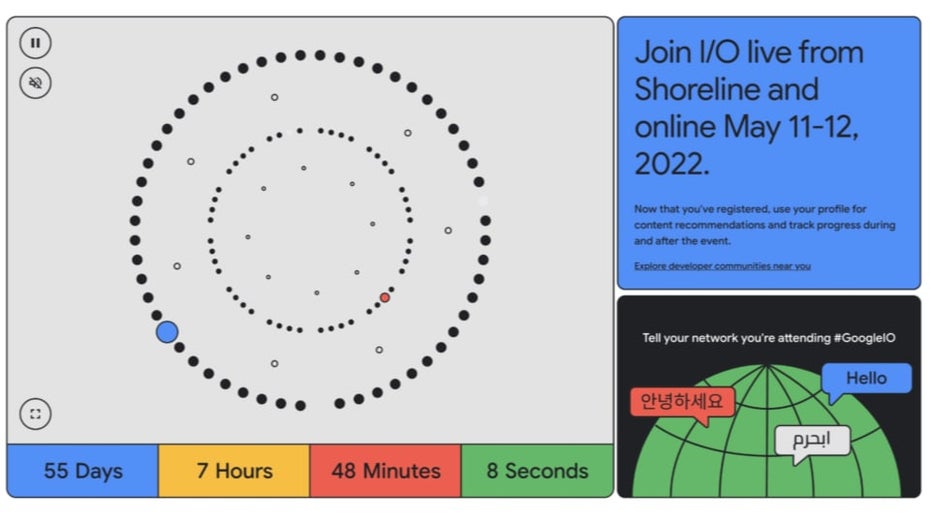 Google I/O 2022 findet vom 11. bis 12. Mai als virtuelles Event mit Live-Keynotes statt Google I/O 2022 findet vom 11. bis 12. Mai als virtuelles Event mit Live-Keynotes statt