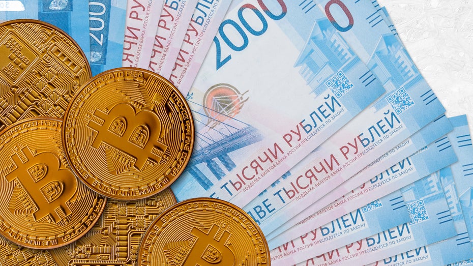 Gesamtwert des Bitcoin übersteigt zum ersten Mal den Rubel