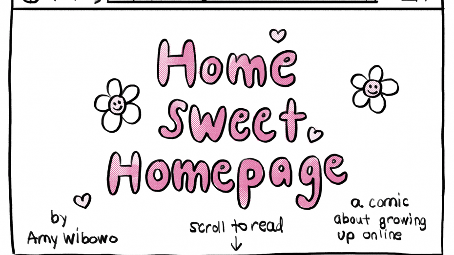 Bereit für ein bisschen Nostalgie? (Screenshot: Home Sweet Homepage) Home sweet Homepage: Ein Comic über das Erwachsenwerden – und die erste Website