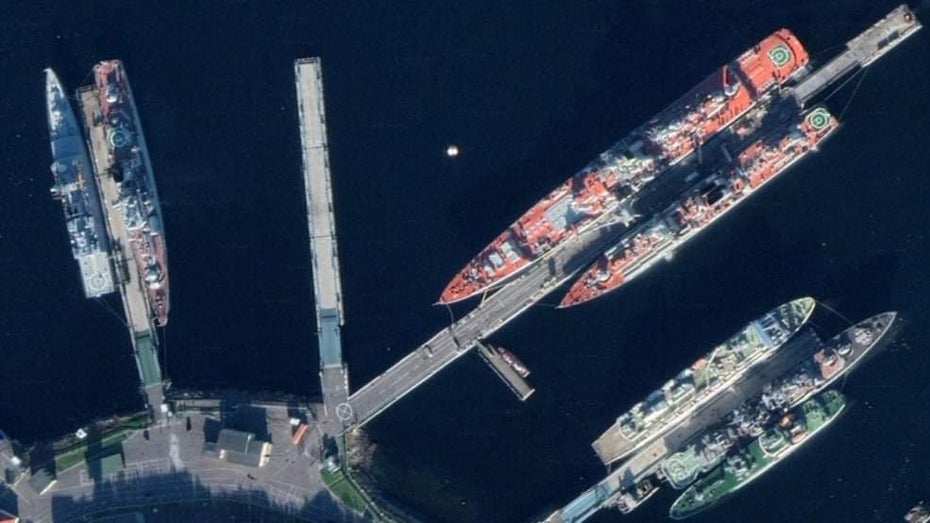 Maps: Hat Google Satellitenfotos von russischen Basen entpixelt?