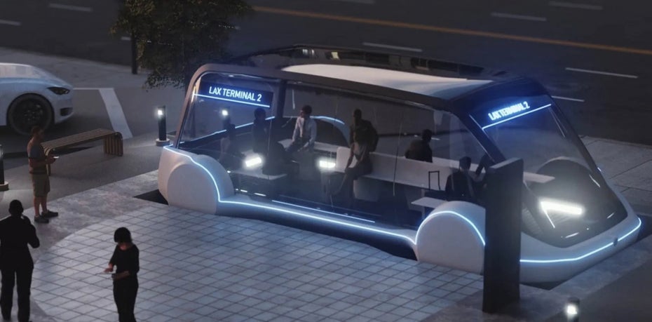 Tesla Robotaxi Shuttle