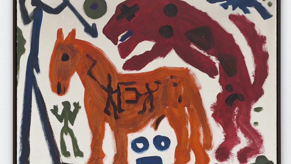 Ab 250 Euro Mindestinvestition erhältlich: Arttrade hat das Gemälde von A. R. Penck per Security-Token investierbar gemacht. (Foto: Arttrade) Arttrade: Mit Security-Token den Kunstmarkt zugänglicher machen
