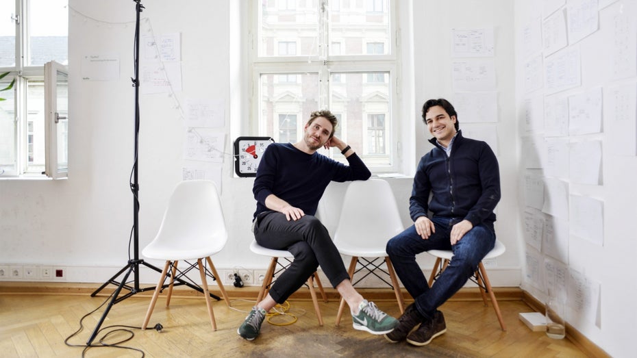 Lino Teuteberg, CPO und Mitgründer von Taxfix (links) und Mathis Büchi, Chairman of the Board und Mitgründer von Taxfix (rechts). (Foto: Taxfix) Sofortige Steuerrückerstattung angekündigt: Taxfix ist jetzt 1 Milliarde wert