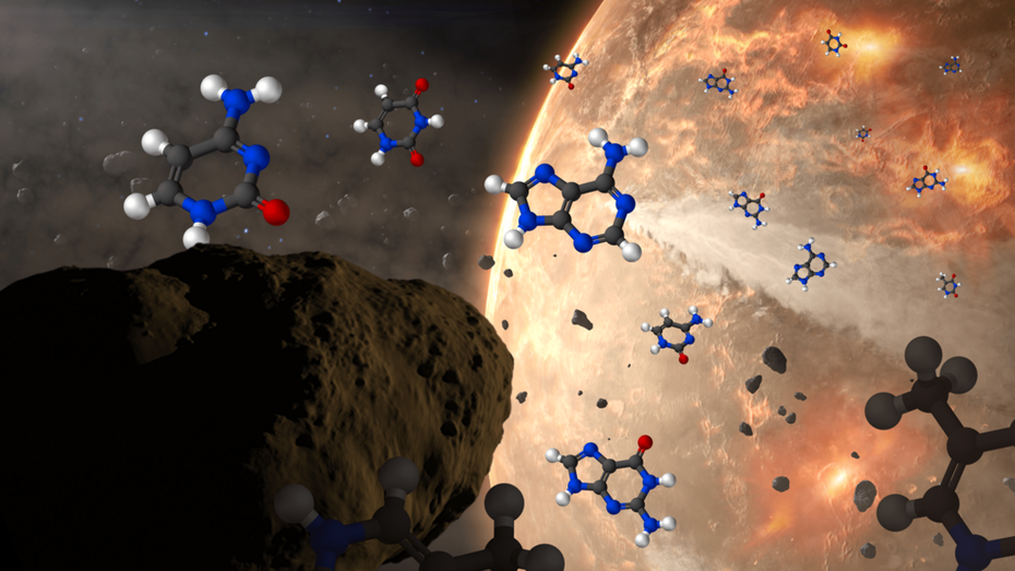 DNA-Bausteine aus dem All: Brachten Meteoriten das Leben auf die Erde?