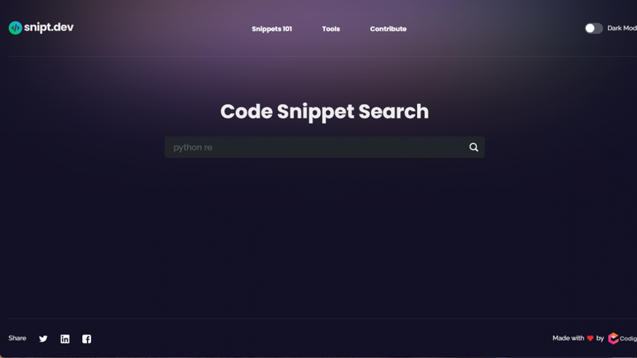 Snipt.dev: Diese Suchmaschine für Code-Snippets macht Entwickelnden das Leben leichter