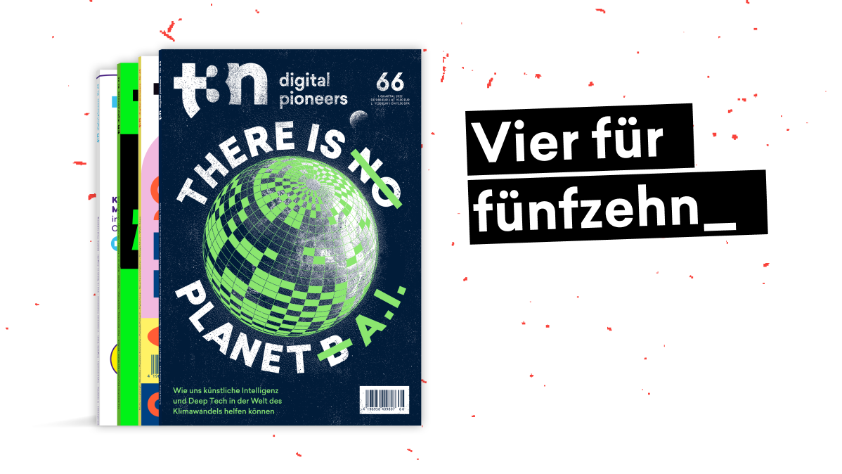 Frühjahrs-Deal: Schnapp dir die t3n-Ausgaben #63 bis #66 für nur 15 Euro! Frühjahrs-Deal: Schnapp dir die t3n-Ausgaben #63 bis #66 für nur 15 Euro!
