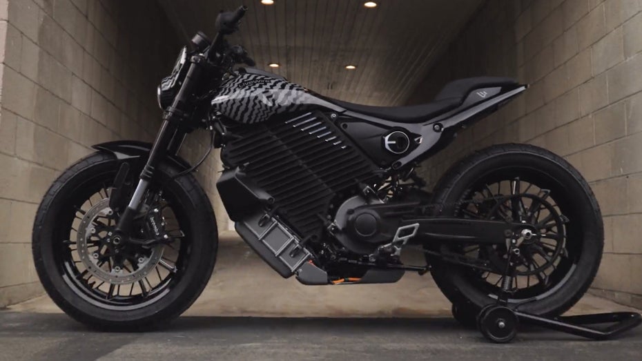 Das Design zeigt Harley-Anlagen, die Technik-Plattform ist hingegen hochmodern. (Screenshot: Livewire/t3n) Harley-Tochter Livewire zeigt Elektro-Motorrad S2 Del Mar