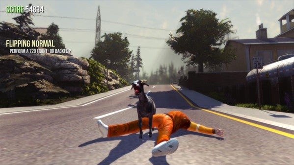 Der „Goat Simulator“ gehört zu den bekanntesten Simulatoren. (Foto: Steam) Einfach mal eine Ziege sein: 15 Simulatoren, die wirklich existieren