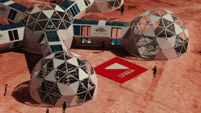 So soll die Basis in La Rioja aussehen. (Foto: Solar54) In Wüste Argentiniens: So wird das Leben auf dem Mars simuliert