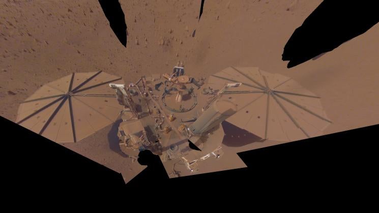 Mars-Lander Insight: Ein allerletztes Selfie vom roten Planeten