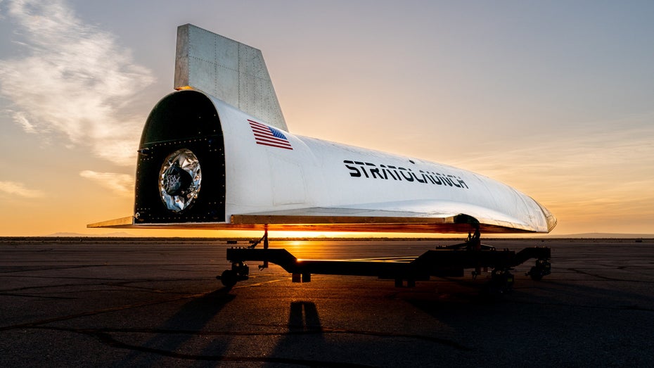 Hyperschallflugzeug Talon-A. (Bild: Stratolaunch) Tests mit Roc und Talon-A: Start des Stratolaunch-Hyperschallflugzeugs rückt näher