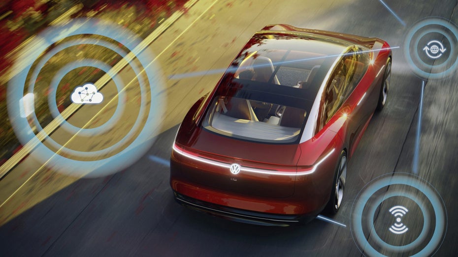 VW und Microsoft haben an AR-Funktionen gearbeitet. (Grafik: Microsoft) Hololens in Bewegung: VW hilft Microsoft bei AR-Innovationen