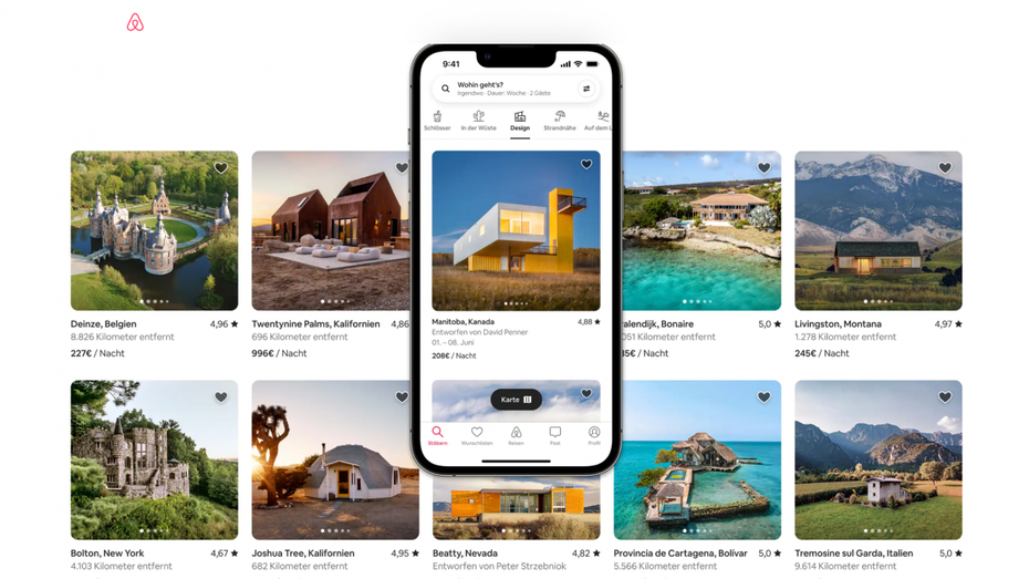 Ausgefallene Unterkünfte: Airbnb erweitert Suche um Höhlen, Windmühlen und Schlösser