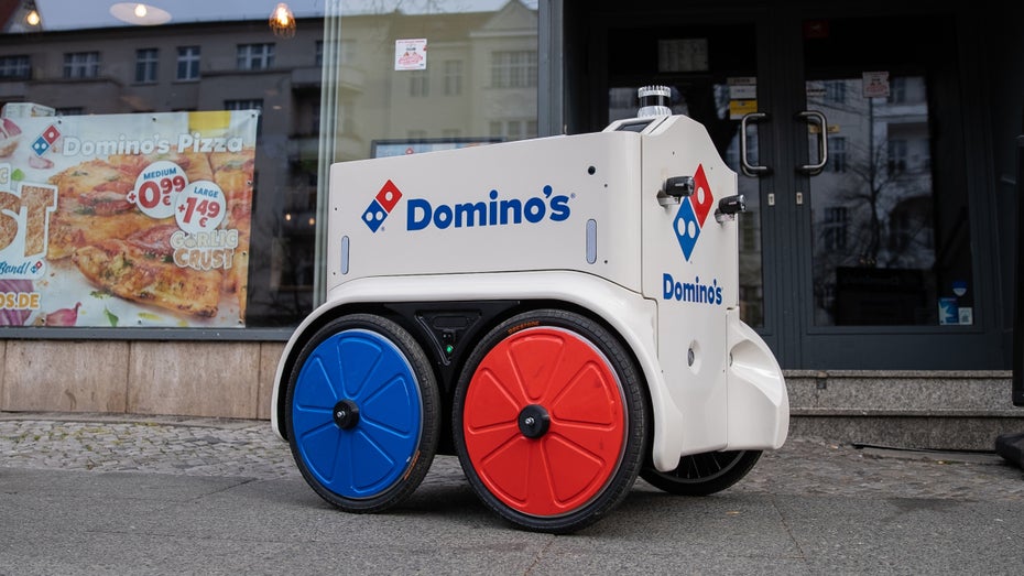 Wenn Maschinen liefern: Unterwegs mit einem Pizza-Roboter