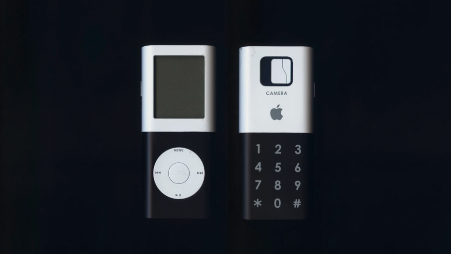 Clickwheel und Drehgelenk: So hätte das erste iPhone aussehen können Clickwheel und Drehgelenk: So hätte das erste iPhone aussehen können